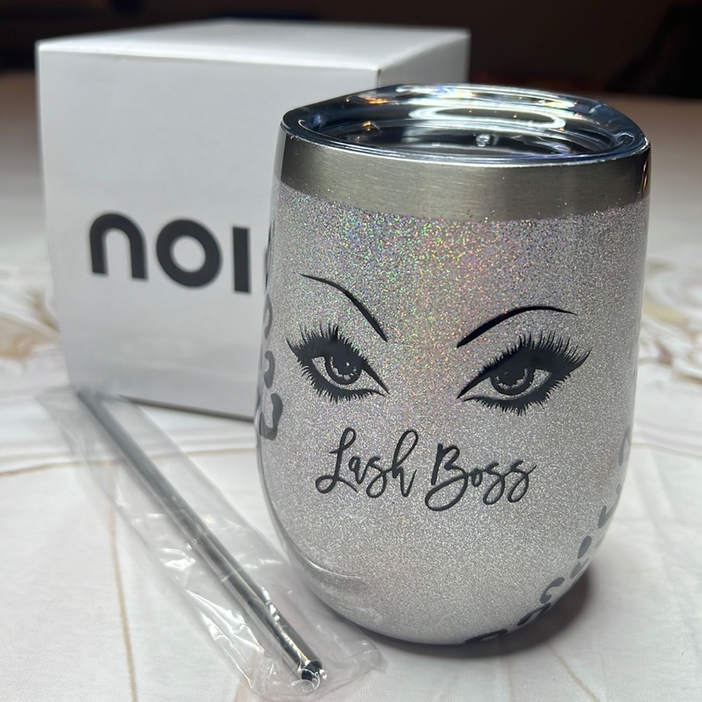 Noir Lash Boss insulated cup